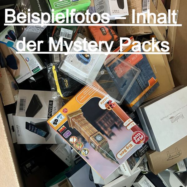 Mystery Set Packs Box Restposten Sonderposten 5 Artikel Mystery Tüte