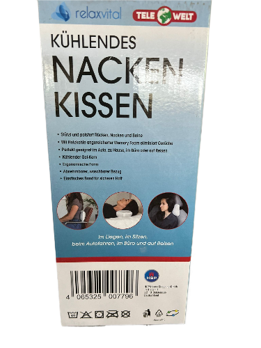 Kühlendes Nackenstützkissen Memory Foam Ergonomisch