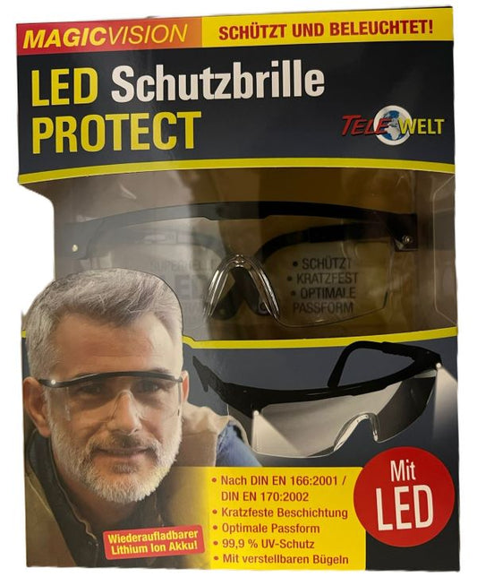 Magic Vision LED-Schutzbrille Sicherheitsbrille Augenschutz