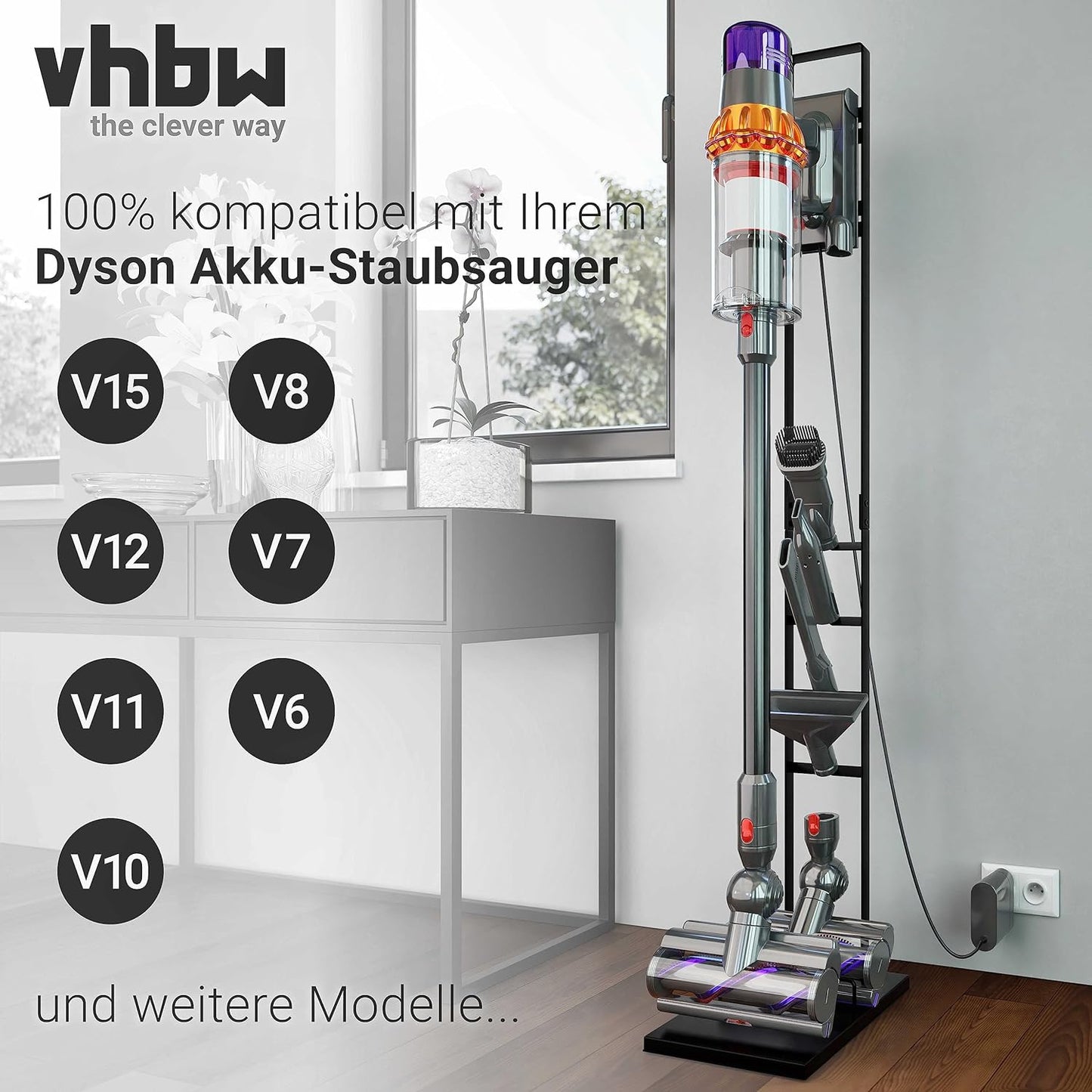 Ständer Akkusauger Organizer für Dyson V6 V7 V8 V10 V11 V12 V15 Detect Absolute