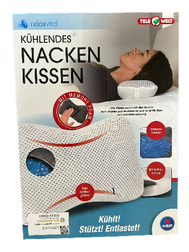 Kühlendes Nackenstützkissen Memory Foam Ergonomisch