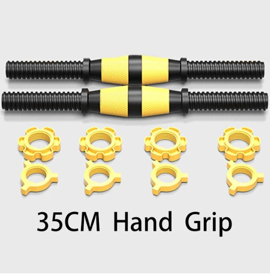 2x Kurzhantelstange Kurzhantel 35cm Schraubverschluss rutschfest