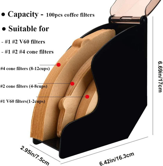Kaffeefilter Kaffeehalter Kaffeebereiter Kaffeefilterpapierhalter Aufbewahrung V60