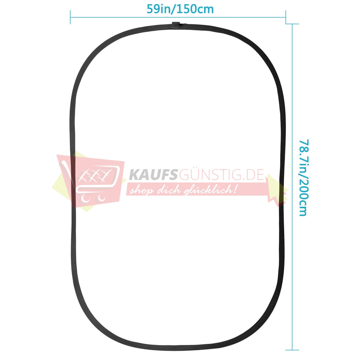 Neewer Reflektor Beleuchtungs Studio 150x200cm faltbares weiches Diffusorscheibe