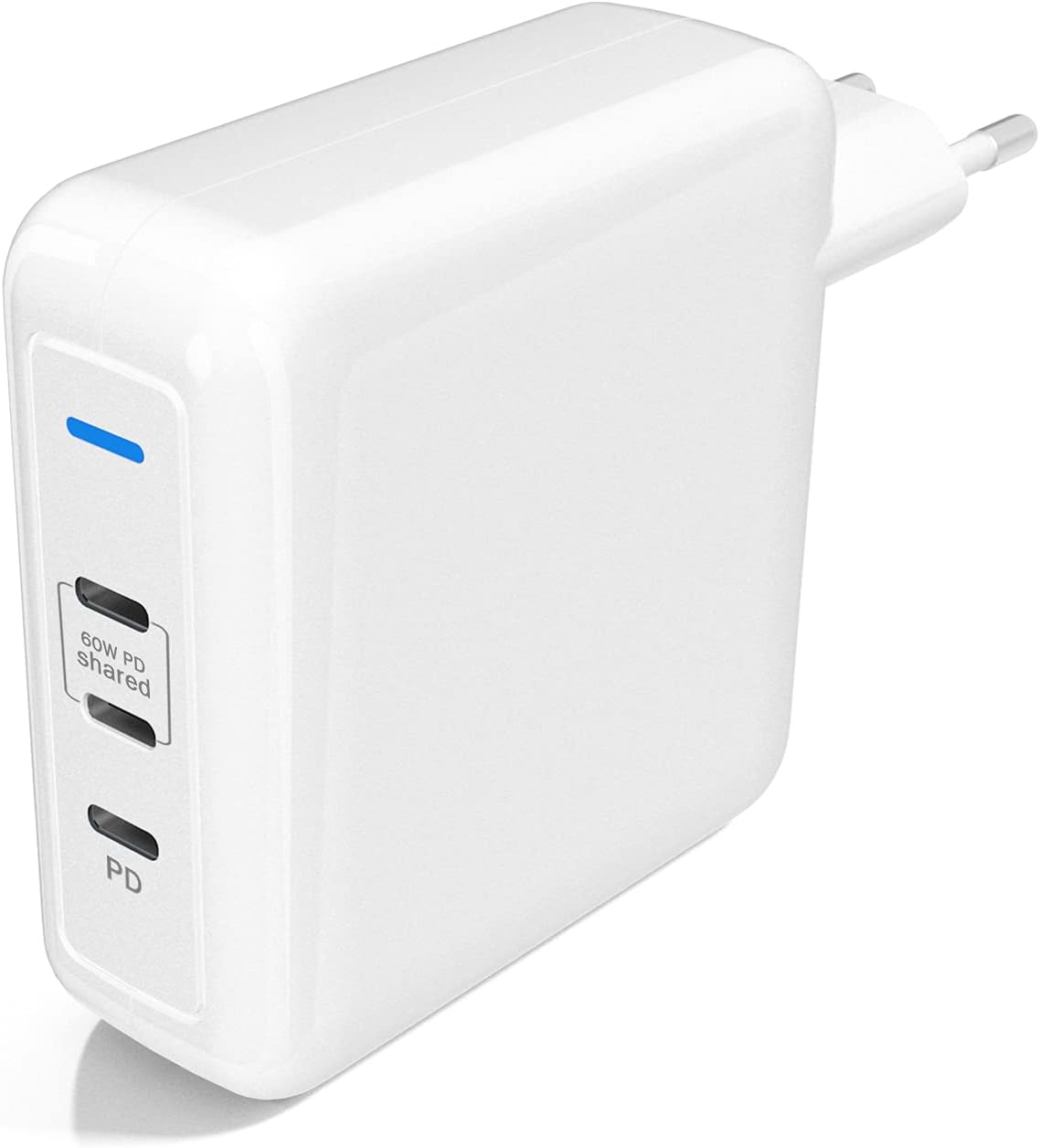 78W USB-C Schnell Ladegerät Netzteil 3 Ports Apple Samsung