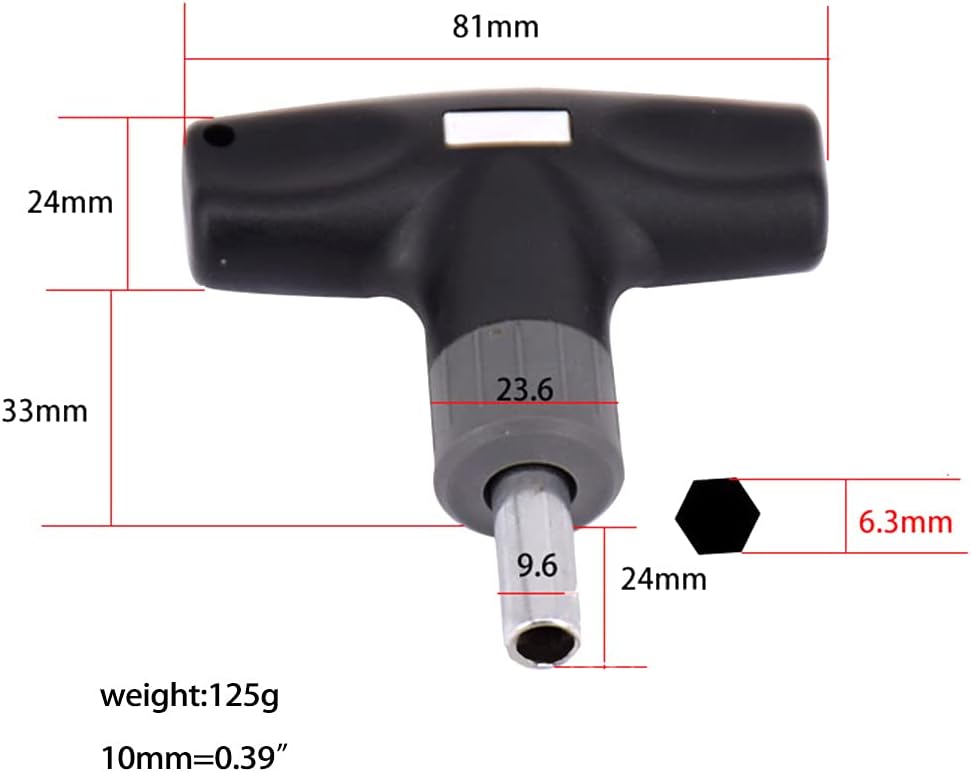 T-Griff-Schraubenschlüssel 2,5NM Steckschlüssel Mit Festem Drehmoment Gute