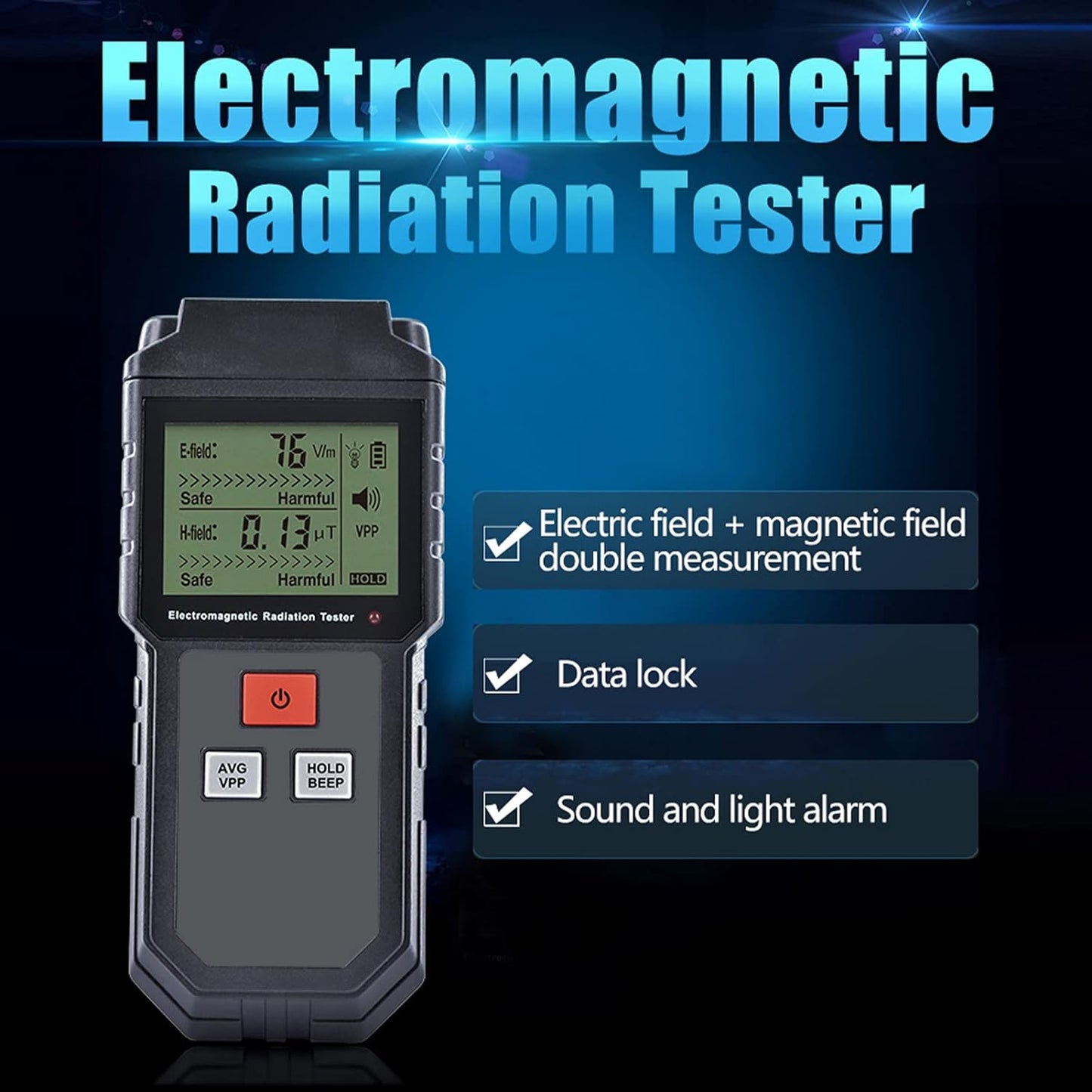 Elektromagnetischer Strahlungsdetektor ET825 Tragbarer EMF Detektor