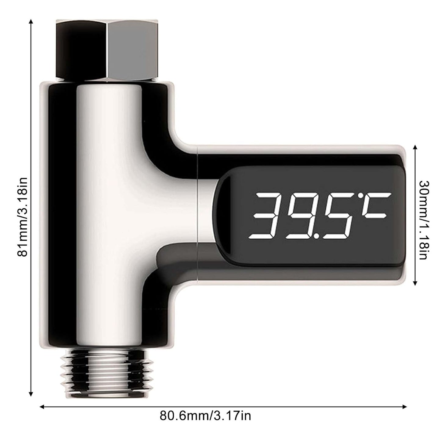 LED Digital Badethermometer Badewannenthermometer 5-85 ℃ Echtzeit