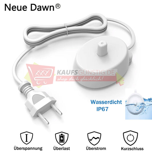 Ladegerät für Braun Oral-B Elektrische Zahnbürste Ladestation Pro 2 2950N Pro 2 2000N Genius 9000